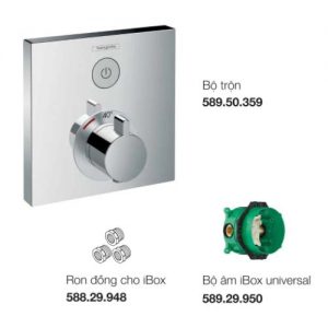 Bộ trộn sen tắm âm 1 chức năng có điều nhiệt ShowerSelect